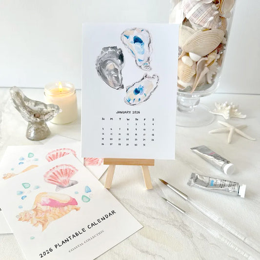 ✨New Arrivals 49% OFF Today🌱2026 Plantable Seed Calendar – Ocean Art, Real Blooms